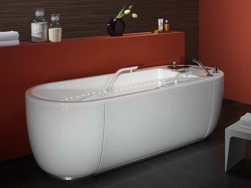 Bathtub for underwater massage from the design line Spa Sensations