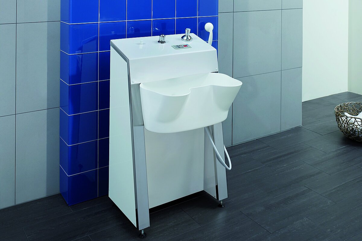 The arm bath is designed for automatically controlled arm whirlpools. 