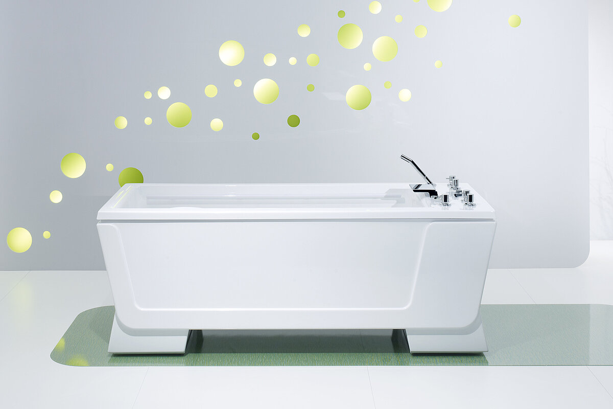A professional bathtub for hydrotherapy in modern design