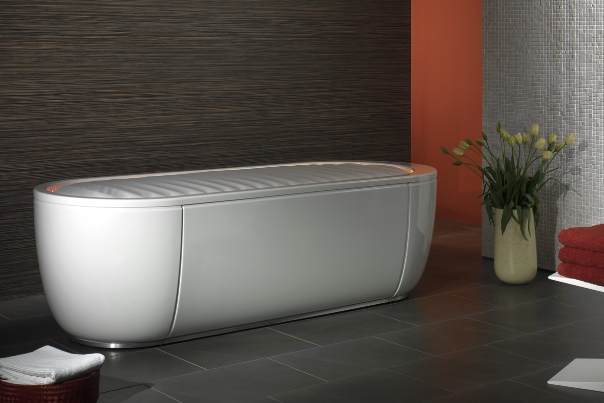 Optionally, the whirlpool tub Harmony can have the starlight effect. 