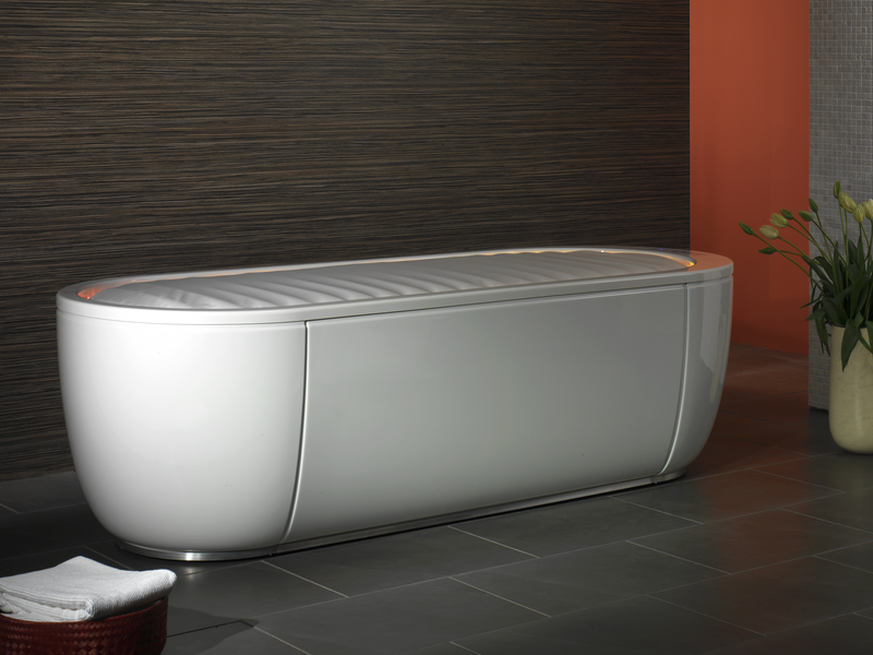 Optionally, the whirlpool tub Harmony can have the starlight effect. 